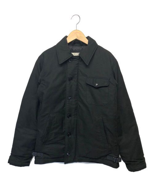 BUZZ RICKSON'S Men's A2 Jacket Black Size:34ー36 BR13930/9763 BUZZ RICKSON'S Men's A2 Jacket Black Size:34ー36 BR13930/9763