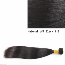 Ali Bundle Straight Natural Black 1B 100 Human Hair Weave one Bundle 100/Bundle