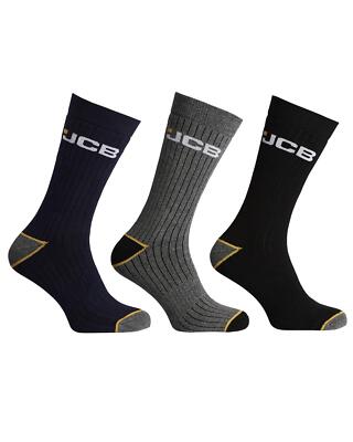  JCB Sock Herren Arbeitsstiefel Outdoor Aktivität Socken - Navy Gemischt 6-8,5/9-12 UK Größe