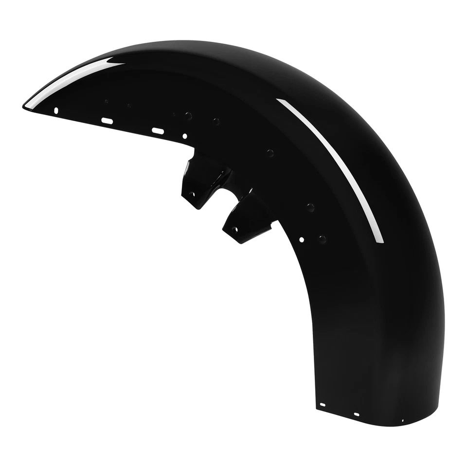 Vivid Black Front Fender Fit For Harley Electra Glide Road King 1989-2013 - Image 4 of 4