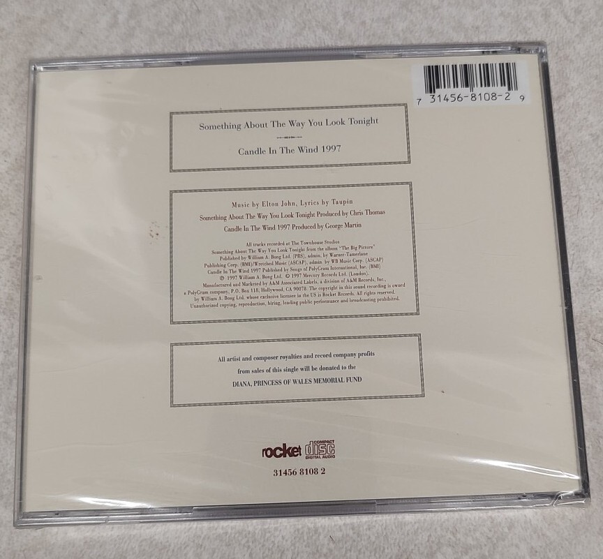 その他 Candle in the Wind [CD] Elton John – Candle In The Wind – CD (Maxi-Single), 1987 [r1399774