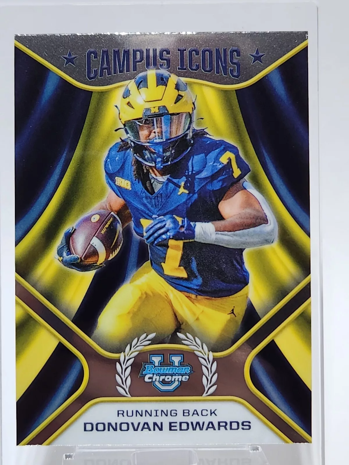Donovan Edwards trading card