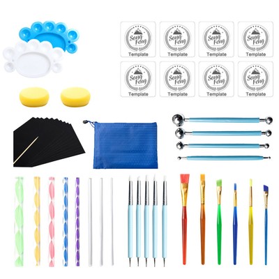  Painting Tools Art Mandala Dotting for Stone Stretched Canvas