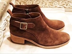 kork ease suede booties