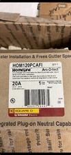 SQUARE D HOMELINE HOM120PCAFI ARC-FAULT AFCI 20A PLUG ON NEUTRAL NEW