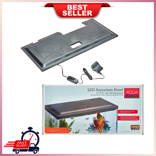 Aqua Culture LED 10 Gallon Aquariums Fish Tank Hood with Longlife LED Light eBay