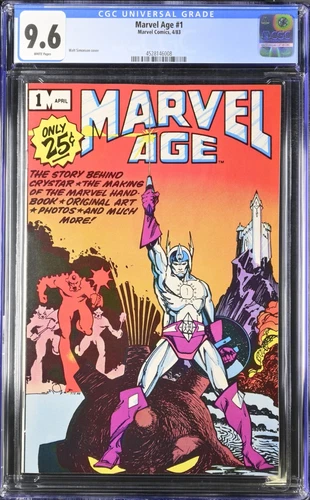 Marvel Age #1 (1983) CGC 9.6 WHITE pages