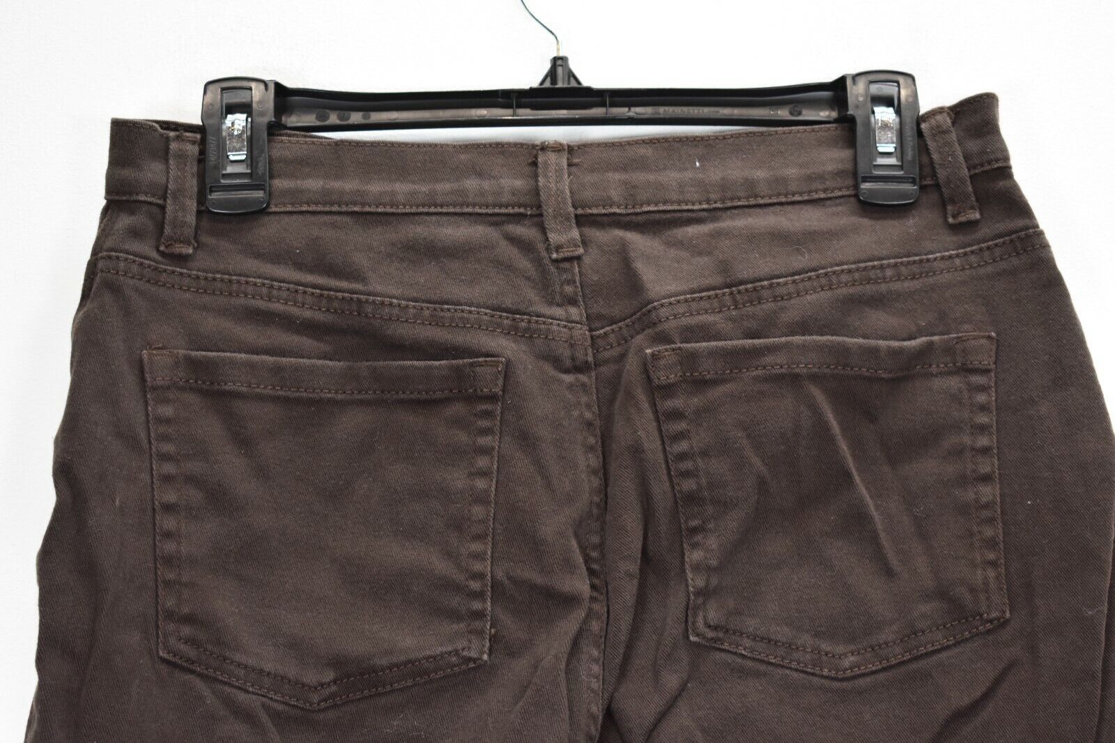 Gloria Vanderbilt Womens Solid Brown Straight Leg… - image 4