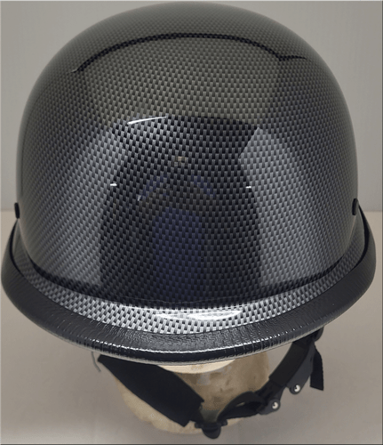 CASCO ALEMÁN DE FIBRA DE CARBONO BAJO PERFIL MOTOCICLISTA MOTOCICLETA NOVEDAD - Imagen 3 de 5