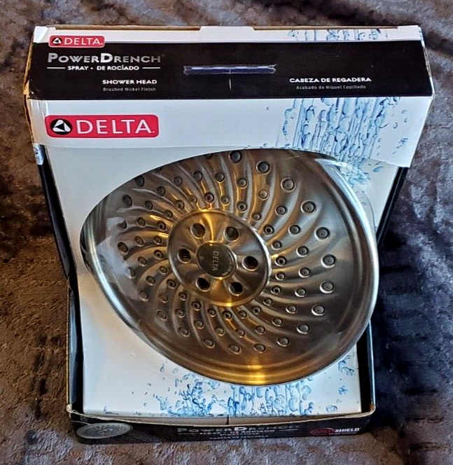 Delta 3Spray 8 in. Wall Mount Power Drench Technology Shower Head eBay