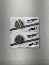 2 Pack CR2025 ENERGIZER FACTORY FRESH Lithium 3v Battery USA Free SHIP EXP 2034