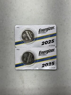 2 Pack CR2025 ENERGIZER FACTORY FRESH Lithium 3v Battery USA Free SHIP EXP 2034