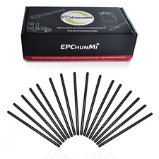EPChunMi Pushrods (Set 16) 7.400" Long 5/16" for GM LS1 LS2 LS3 LS6  4.8 5.3 6.0
