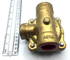 Asco Brass Solenoid Valve New Read