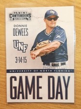 2015 CONTENDERS DRAFT PICKS GAME DAY TICKETS DONNIE DEWEES #22 CHICAGO CUBS