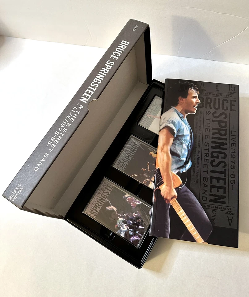 RARE -New! 12”x6” Bruce Springsteen LIVE 1975-85 Cassette Box Set Columbia 40558 - Image 3 of 4