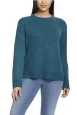 Womens No Tag Ella Moss Crew Neck Sweater Dark Teal Blue/Green X-Large XL