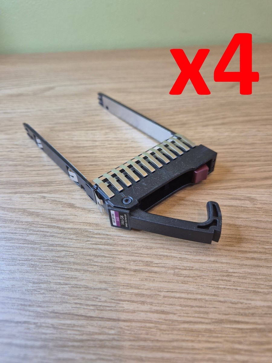 LOTTO DI 4x 2,5" SAS HDD Tray Caddy Per HP DL580 DL380 DL360 G5 G6 - Foto 6