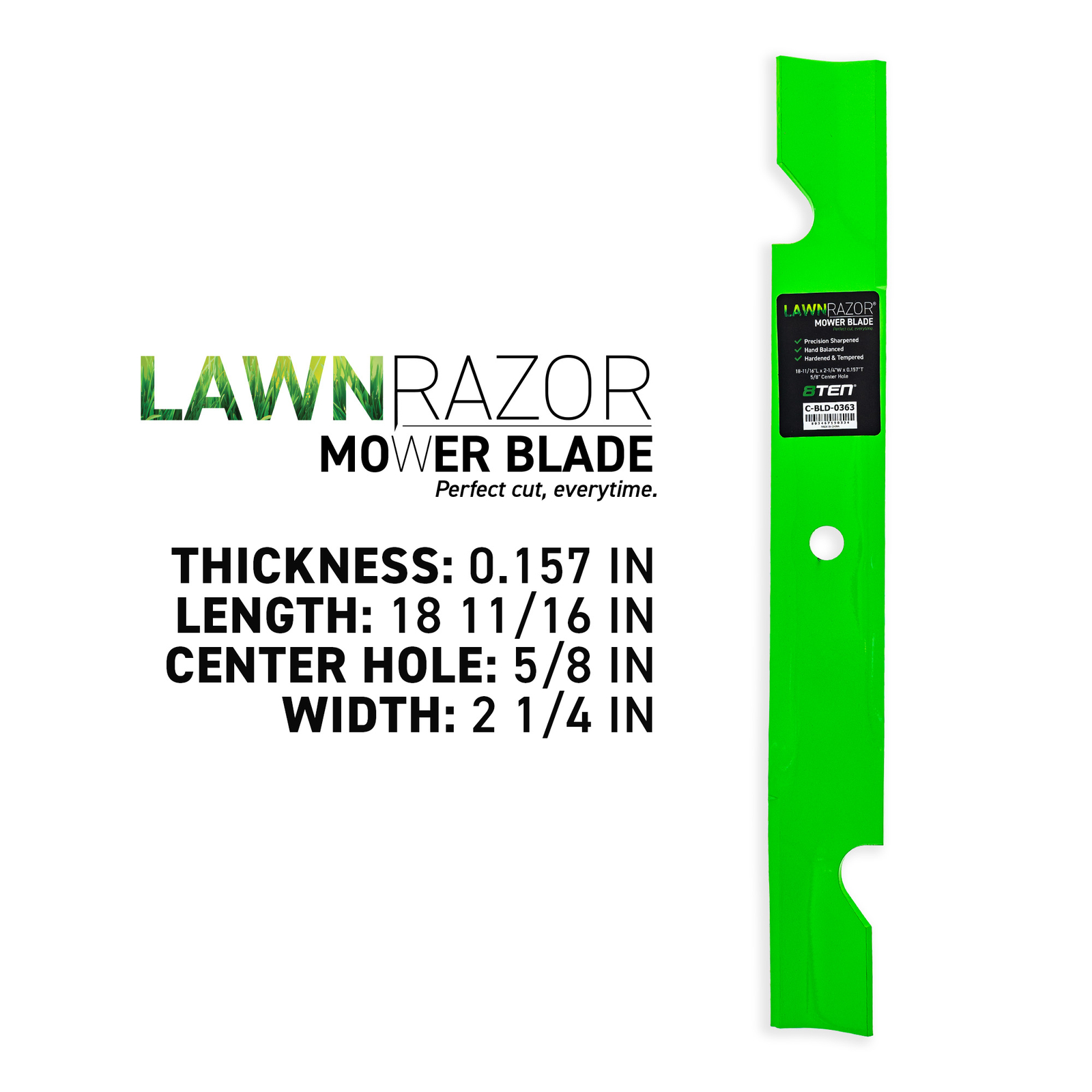 LawnRAZOR Blade for Toro Titan ZX5400 54 Inch Deck 115965003 High