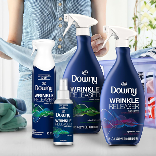 Downy Wrinkle Releaser Spray, All in One Formula, Removes Wrinkles ...