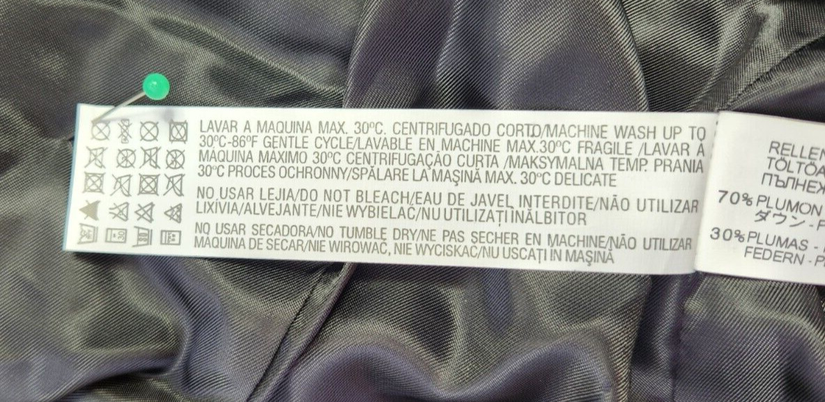 Zara Down Basic Jacket Down Filled Hooded Black S… - image 6