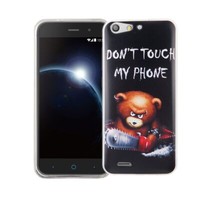 Handy HüLle FüR Zte Blade V6 BäR Dont Touch Tasche Cover Motiv Slim Case Tpu Neu