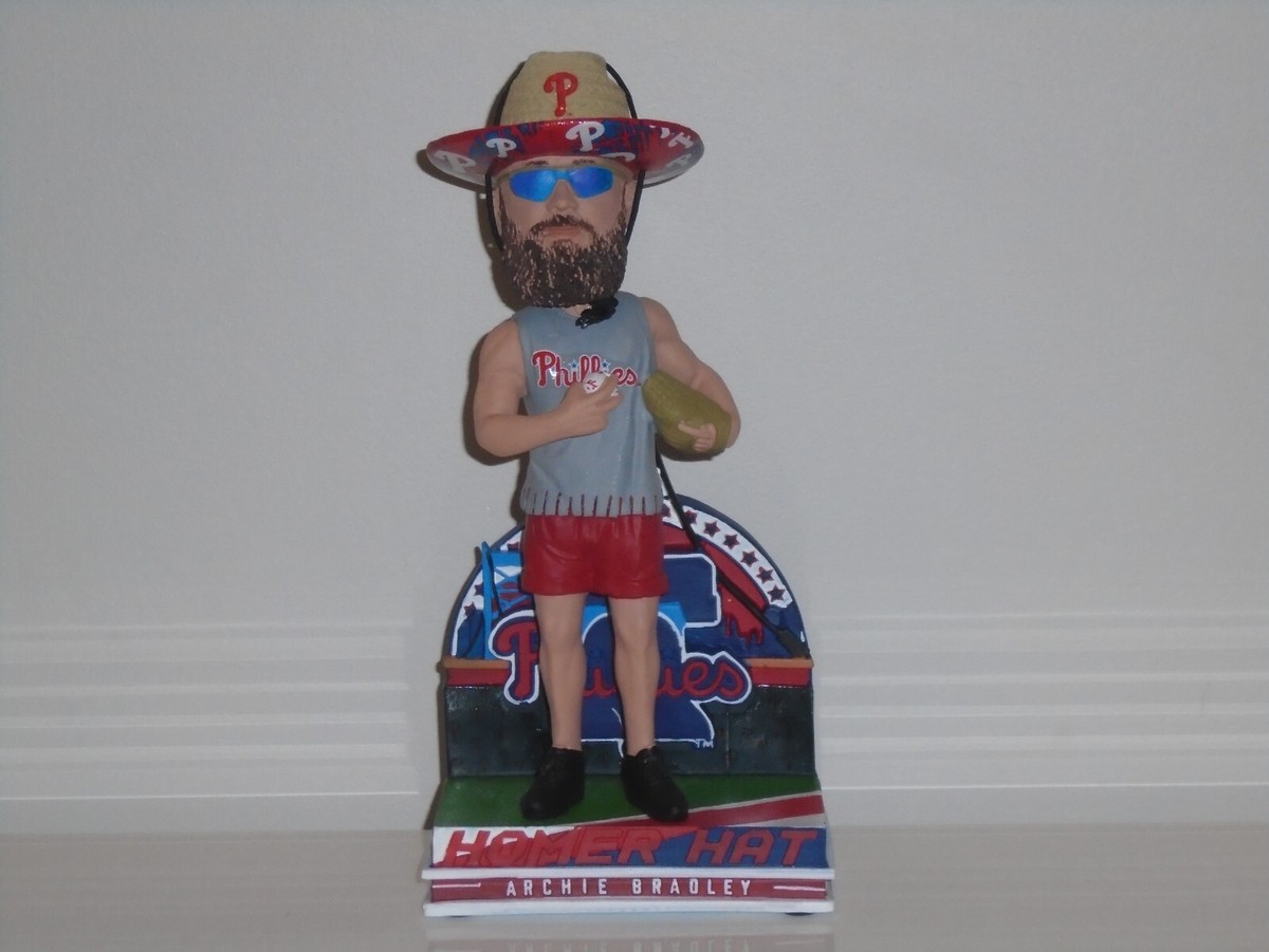ARCHIE BRADLEY Philadelphia Phillies Bobblehead 2021 Straw Hat