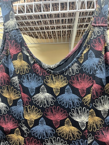 Effie's Heart Coneflower Print Radiance Sleeveless Dress EH591409 Size Small New - Picture 2 of 10