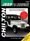 Jeep Cj Manual Service Repair Shop Chilton Book Cj7 Cj5 Cj6 1971-1986