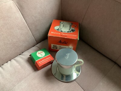 Melitta Tassenfilter/ Tasse/ Untertasse incl.Zubehör Retro aus Omas Zeiten