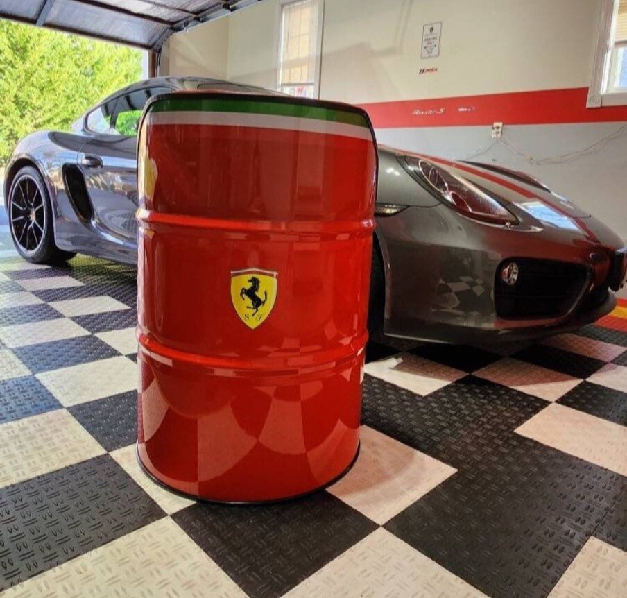 Ferrari Oil Drum Barrel Chair