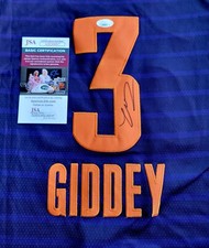 Josh Giddey Signed OKC THUNDER Jersey Size L In Person. JSA CERTIFIED