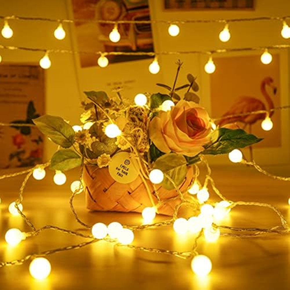 Catena LED 23m Esterni: Minimalismo e Luce Calda con Spina IP44