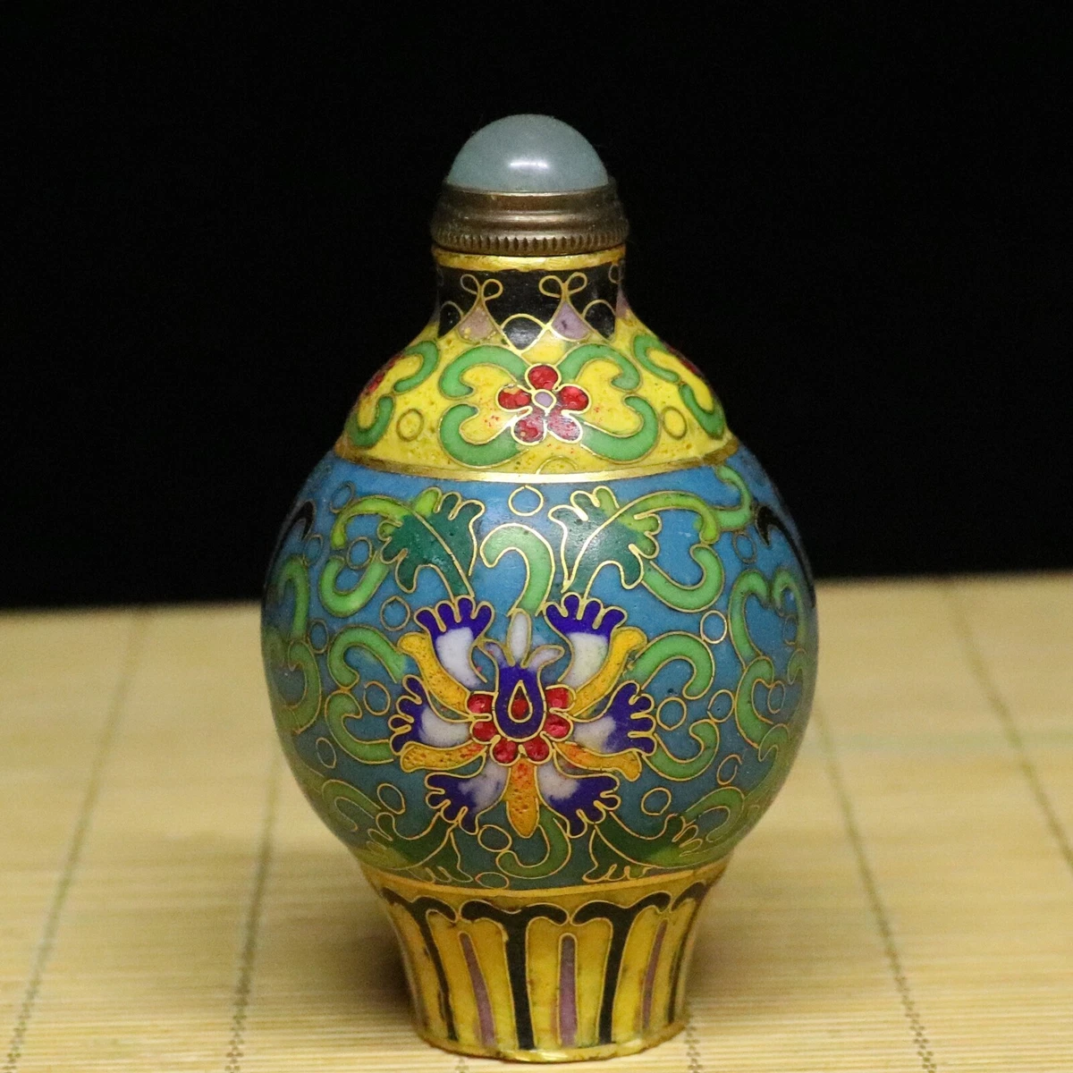 古董原始景泰蓝古董中国鼻烟壶| eBay