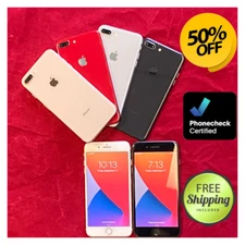 Apple iPhone 8 Plus 64GB Unlocked - Red, Gold, Silver, Space Gray ( Carriers)