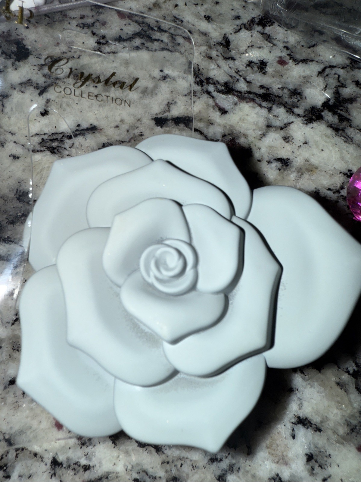 Gray Color Rose Hair Claw