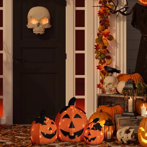 Northlight Jack-O'-Lantern Halloween Decorations - Thumbnail 2