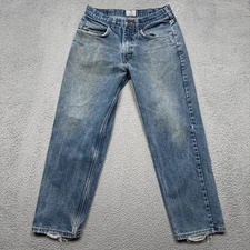 Tyndale FR Jeans Mens 32x31 (31X29) Blue Flame Resistant Rodeo USA Workwear