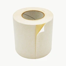JVCC Double-Sided Flatback Paper Tape [Rubber Adhesive] (DCP-04): 6 in. x 36 yds