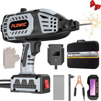 Portable Welding Machine 110V, Handheld Welder with IGBT Gray 