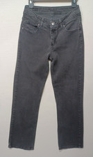 Women's Size 8P Riders by Lee Jeans Black Denim Cotton Stretch