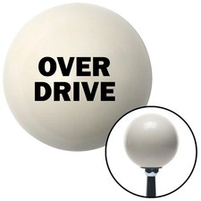 Black Overdrive Ivory Shift Knob With 16mm X 1.5 Insert Rhr Auto Big Dog Ratrod Black Overdrive Ivory Shift Knob With 16mm X 1.5 Insert Rhr Auto Big Dog Ratrod