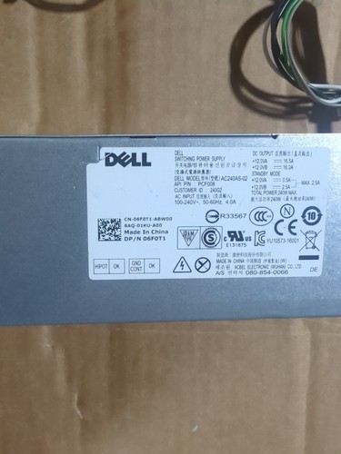 Alimentatore PC 240W DELL AC240AS-00 - Foto 6