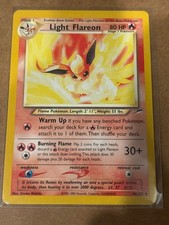 Pokemon Light Flareon 46/105 Neo Destiny WOTC Near Mint
