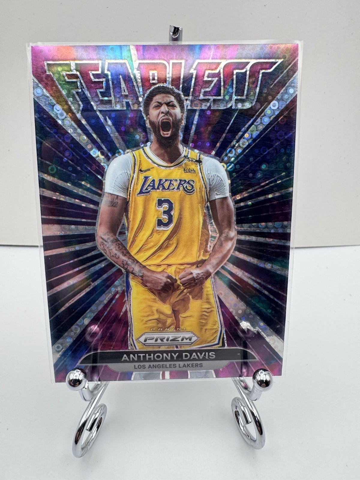 2021 Panini Prizm Fast Break Fearless Anthony Davis Lakers