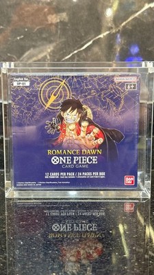 one piece romance dawn booster box blue bottom One Piece Romance Dawn Booster Box - Wave 1 (Blue Bottom)