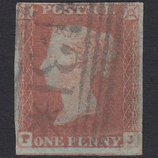 X3_25 GB QV 1841 1d RED-BROWN PL 79 SG8-B1(1) PJ GU 4M EDINBURGH 131 STAR PILLAR
