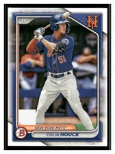 2024 Bowman Prospects #BP-123 Colin Houck New York Mets Baseball Card 34651