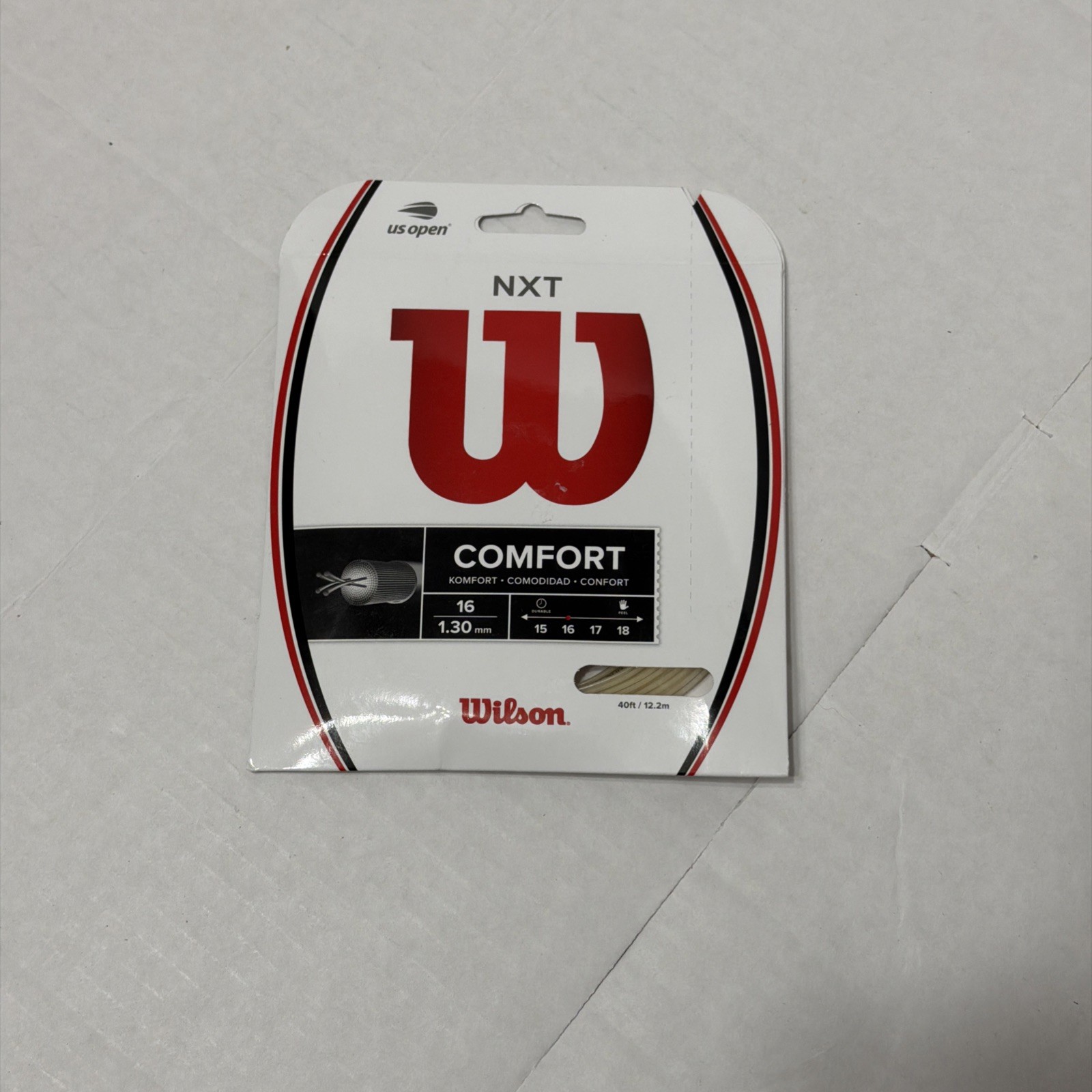 Wilson NXT 16 Comfort Tennis String Reel Set 1.30mm 40ft NEW