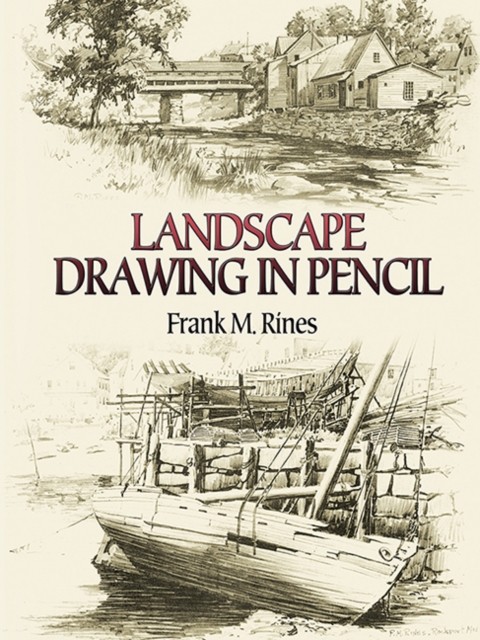 Landscape Drawing In Pencil Frank M. Rines - Image 3